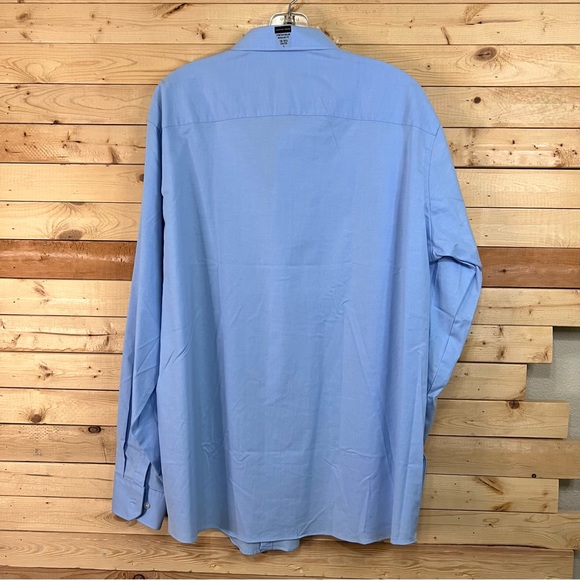 GEOFFREY BEENE Blue Stretch Collar Regular Fit Button Down Shirt NWT Mens size L - Picture 11 of 11